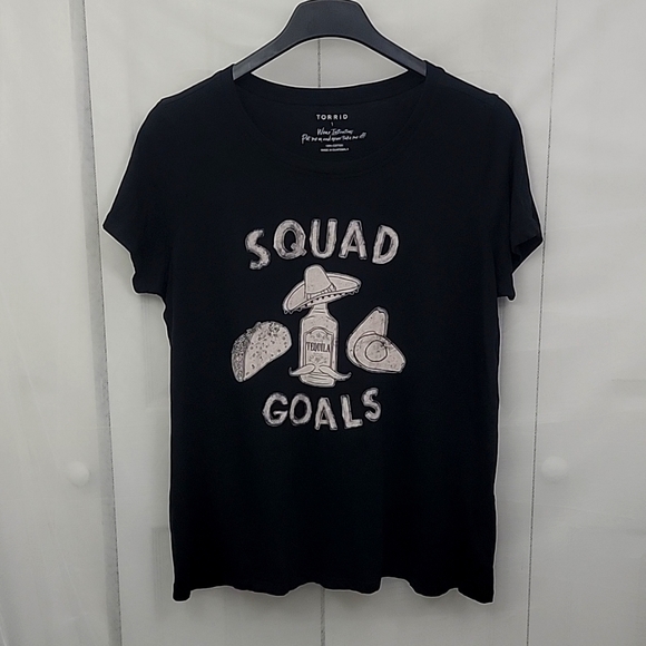 Torrid Black Taco Squad Goals Tee - Picture 2 of 6